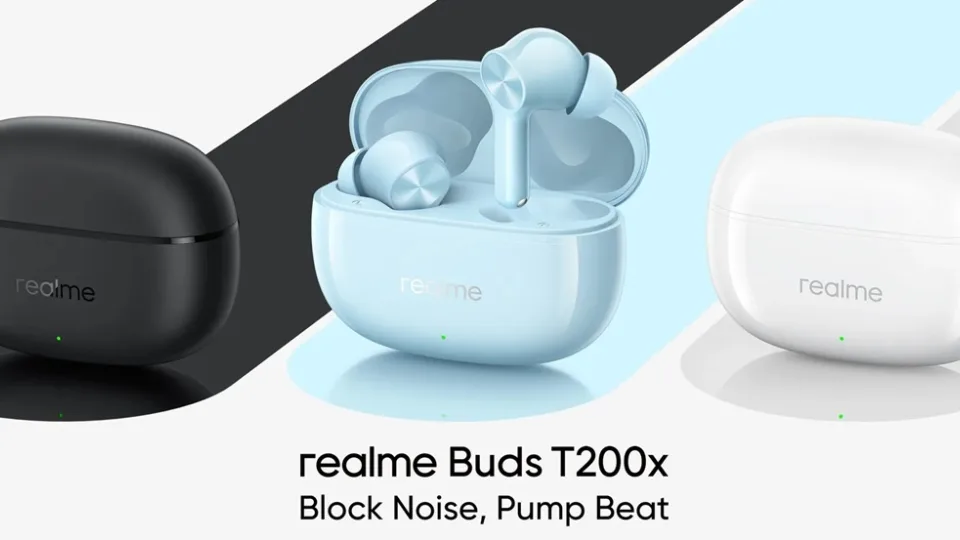 „Realme“ pristatė naujus „Buds T200x“ belaidžius ausinukus su triukšmo slopinimo galimybe ir itin žema kaina