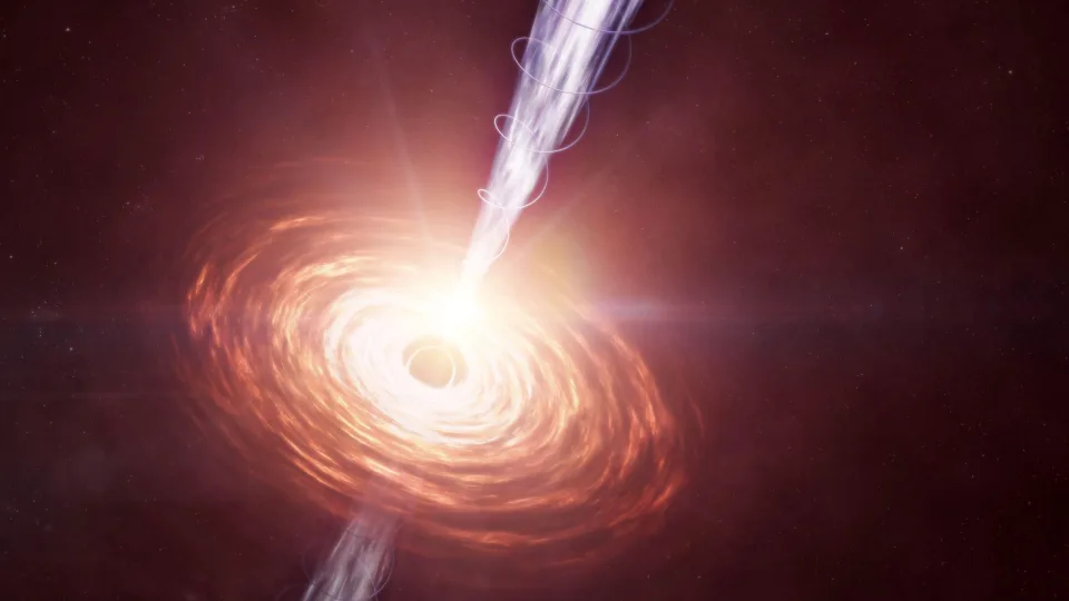 Stulbinantis NASA mokslininkų atradimas: aptiko milžinišką juodosios skylės srovę, skriejančią beveik šviesos greičiu