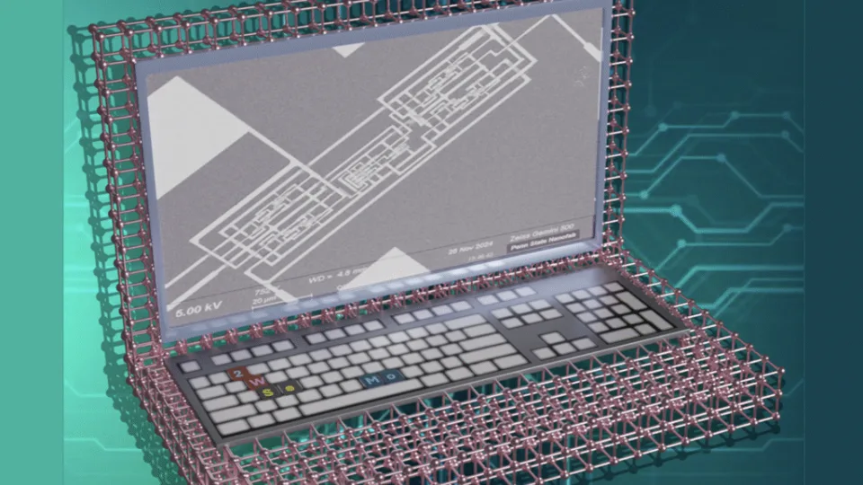 Technologinis proveržis: sukurtas pirmasis pasaulyje veikiantis 2D kompiuteris, štai kaip jis veikia