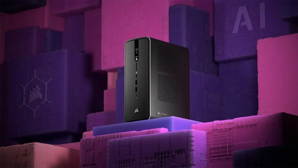 „Corsair“ pristatė kompaktišką „AI Workstation 300“ kompiuterį, skirtą dirbtinio intelekto užduotims atlikti