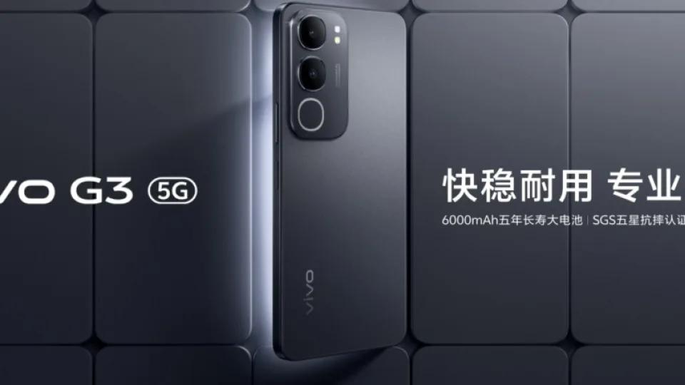 Oficialiai pristatytas naujasis „Vivo G3 5G“ išmanusis telefonas su „Dimensity 6300“ mikroschemų rinkiniu