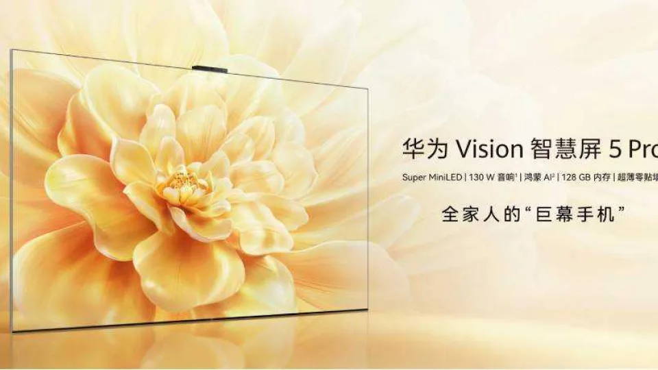 „Huawei“ pristatė „Vision Smart TV 5 Pro“ televizorių su 288 Hz atsinaujinimo dažniu ir puikia garso sistema