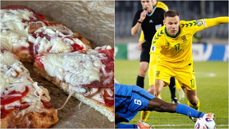 Ar galima picą išsikepti sveikiau? Tikrai taip, futbolininkas P. Širvys nustebino firminiu receptu