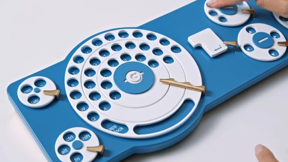 „Google Japan“ sukūrė išskirtinai atrodančią klaviatūrą, kuri primena senovinį laidinį telefoną