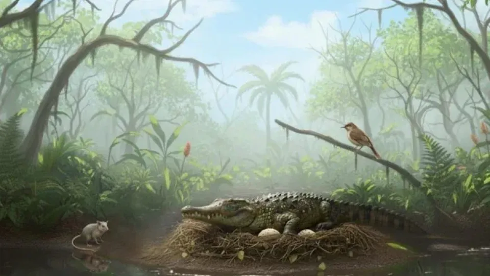 Tylus miestelis slepė didžiulę paslaptį: mokslininkai rado priešistorinių krokodilų veisimosi vietą