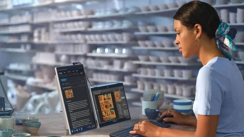 HP pristatė išskirtinį nešiojamą monitorių su „Neo:LED“ technologijos ekranu, kuriam pakaks vieno laido