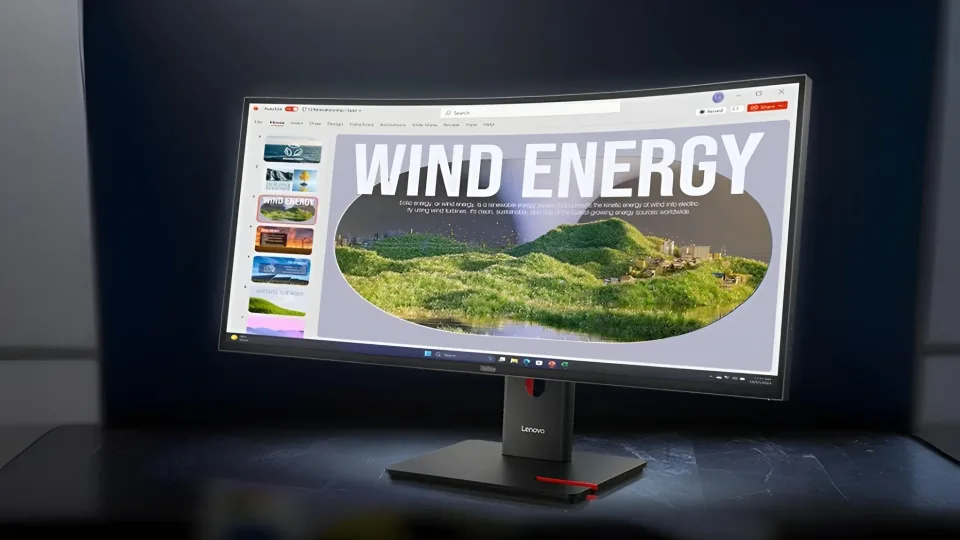 „Lenovo“ pristatė naują „ThinkVision“ serijos monitorių profesionalams su aukšta raiška ir lenktomis kraštinėmis