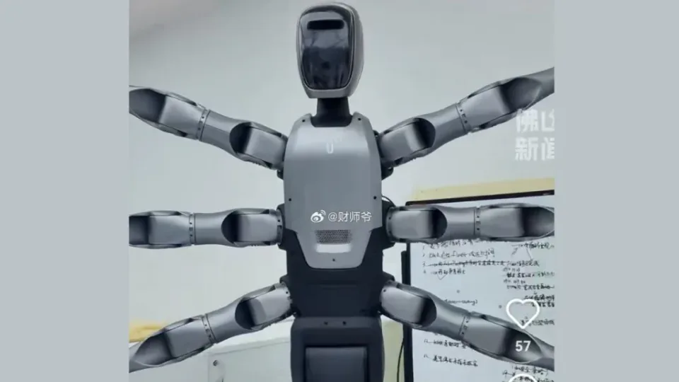 Joks žmogus tiek nesuspėtų: humanoidas su 6 rankomis ir ratais gamyklose keičia žmones