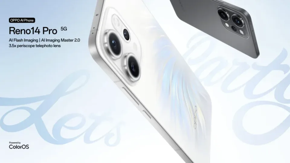 „Oppo Reno14 Pro“ išmanusis telefonas atkeliauja į tarptautinę rinką, paskelbtos jo specifikacijos ir kaina