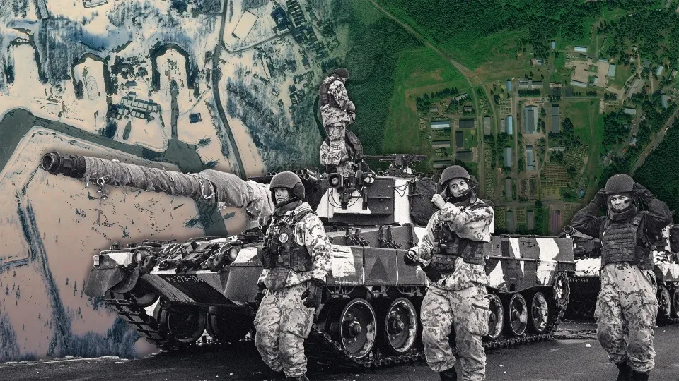 Putinas testuoja NATO kantrybę: palydoviniai vaizdai fiksuoja nerimą keliančius vaizdus, prie sienos kraunami ginklai