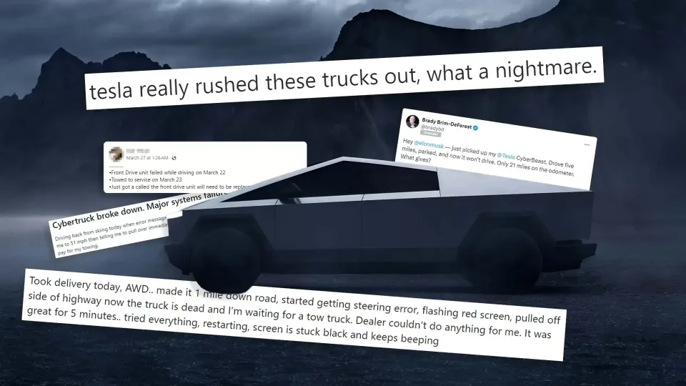 „Teslos“ problemos niekada nesibaigs: naujųjų „Cybertruck“ savininkai susiduria su gausybe problemų, sudarytas nusiskundimų sąrašas