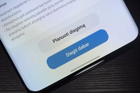 Gavote programinės įrangos atnaujinimą savo telefonui? Štai kodėl verta neskubėti jo įsidiegti