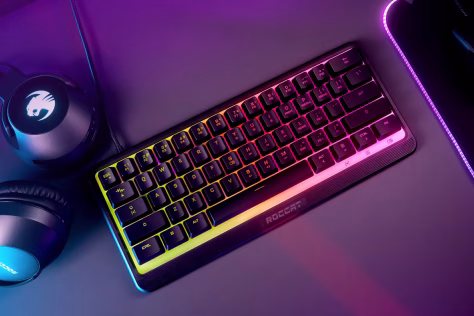 „Roccat“ pristatė žaidimų gerbėjams skirtą klaviatūrą: nustebins itin kompaktišku dydžiu ir ryškiu dizainu