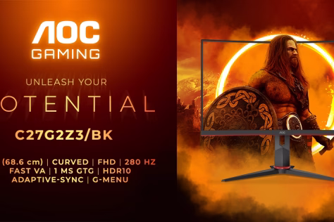 „AGON by AOC“ pristatė naująjį „AOC Gaming C27G2Z3/BK“ monitorių: greitas ir įtraukiantis 27 colių monitorius už prieinamą kainą