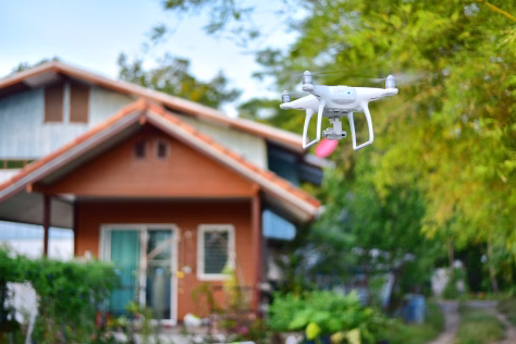 Skraido virš tavo kiemo? Dronai jau nebe hobis, o rimtas privatumo išbandymas