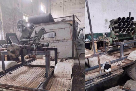 Rusijos armija griebiasi Šiaurės Korėjos ginklų: nuotraukose matyti, kaip UAZ sunkvežimiai virto raketų platformomis