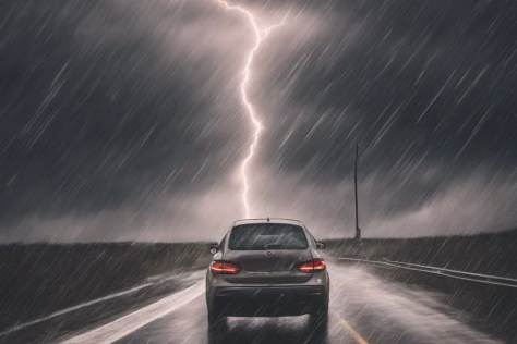 Liūtis užklumpa netikėtai: praleisk šiuos žingsnius ir automobilis gali tapti nebevaldomas