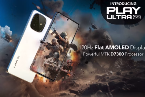 „Lava“ pristatė naująjį „Play Ultra 5G“ modelį su „MediaTek“ lustu ir aukštos klasės AMOLED ekranu