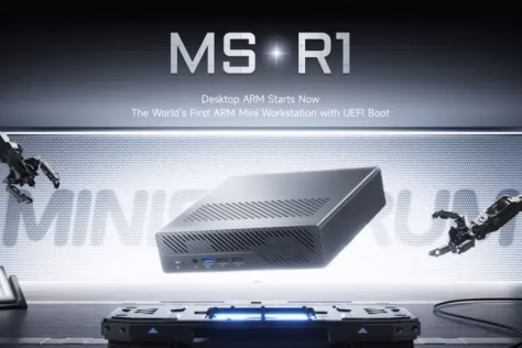 Pristatytas „Minisforum MS-R1“ mini kompiuteris su ARM procesoriumi, UEFI ir dGPU palaikymu