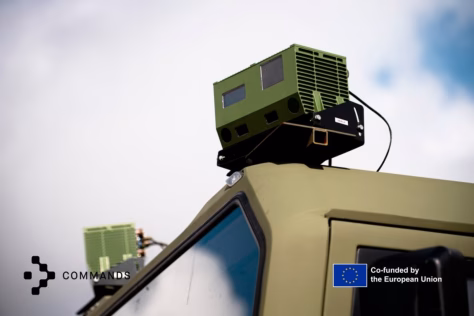 Istorinė akimirka Europoje: Europoje pademonstruotas pirmasis autonominis karo konvojus