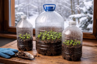 Šį metodą išbandę sako tą patį: žiemos sėja plastikiniuose buteliuose pranoksta lūkesčius