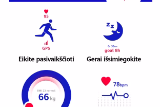 Kaip šiandien tinkamai prižiūrėti savo širdį? Atsakymą siūlo ir nauji išmanieji laikrodžiai