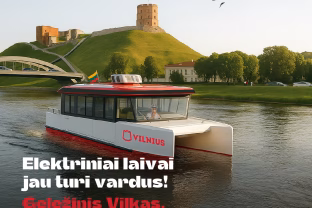 Paskelbta, kaip vadinsis nauji elektriniai laivai Vilniuje: vardus išrinko gyventojai, vienas jų nsutebins