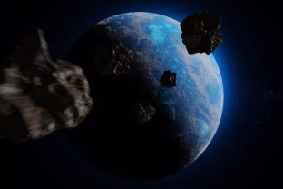 Galimas smūgis į Mėnulį: NASA įspėja dėl grėsmingai artėjančio asteroido, šis smūgis gali baigtis katastrofa