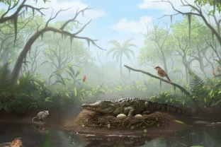 Tylus miestelis slepė didžiulę paslaptį: mokslininkai rado priešistorinių krokodilų veisimosi vietą