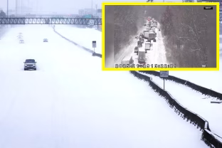 Didžiausia avarija regiono istorijoje: automobiliai skriejo į ledo spąstus vienas po kito, vos išvengta tragedijos