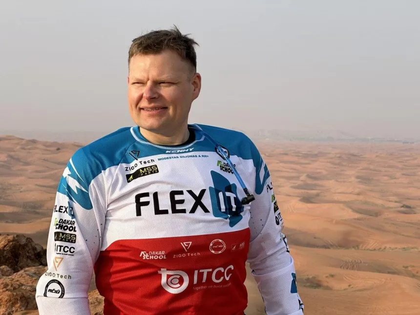 Pasiruošimą Dakaro raliui baigė dar vienas lietuvis: motociklininkas M.Siliūnas užbaigė treniruotės ir keliauja į Saudo Arabiją
