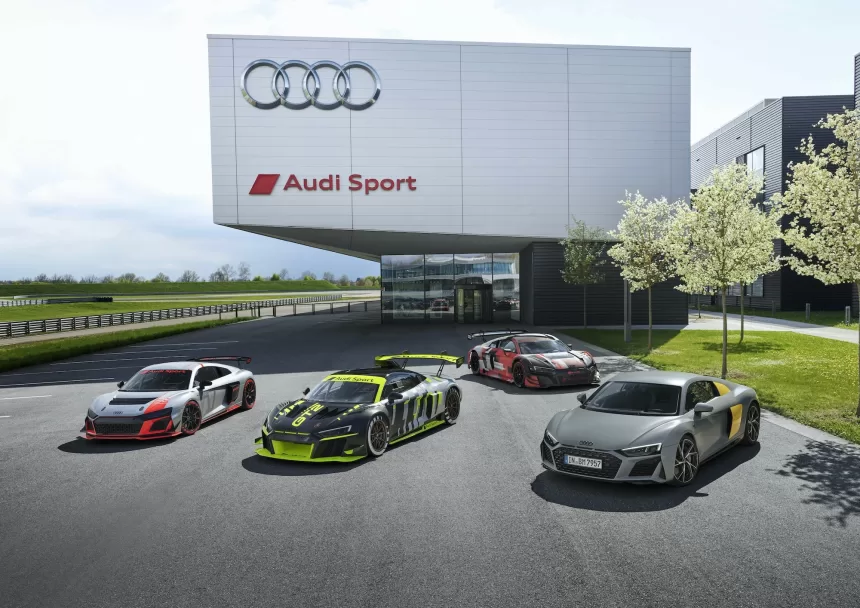 „Audi Sport GmbH“ švenčia veiklos 40-metį: nuo licencijavimo iki greičiausių sportinių automobilių gamybos