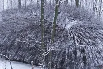 Rusija griebėsi paskutinio šiaudo: apraizgė savo tankus spygliuotais rėmais, nustebinę net ukrainiečiai