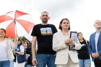 Lietuvą paliekanti Cichanouskaja siunčia raminančią žinią sąjungininkams