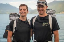 Neįtikėtinas pasiryžimas: du bičiuliai iš Prancūzijos pėsčiomis keliavo iki Šanchajaus