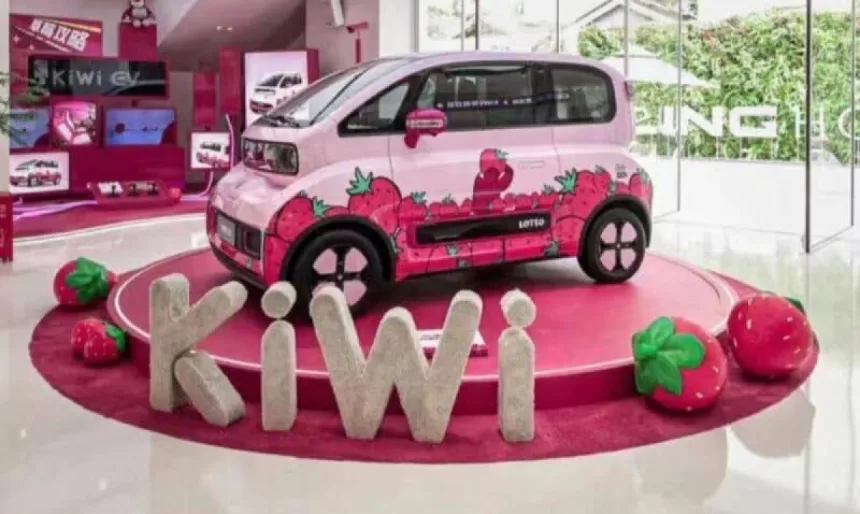 Automobilis, kuris daugeliui gali sukelti juoką: kinai pristatė stulbinančio dizaino elektromobilį, kuris bus parduodamas už juoką keliančią kainą
